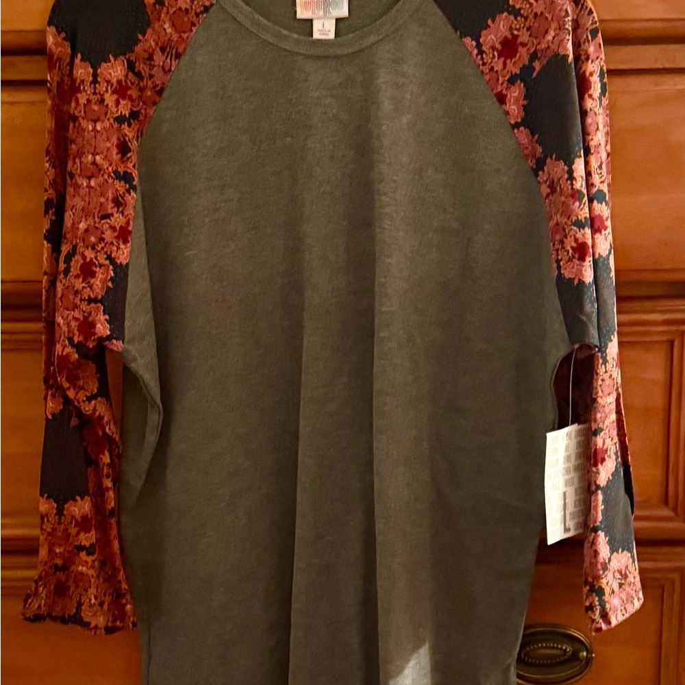 Floral Sleeve Women's Top